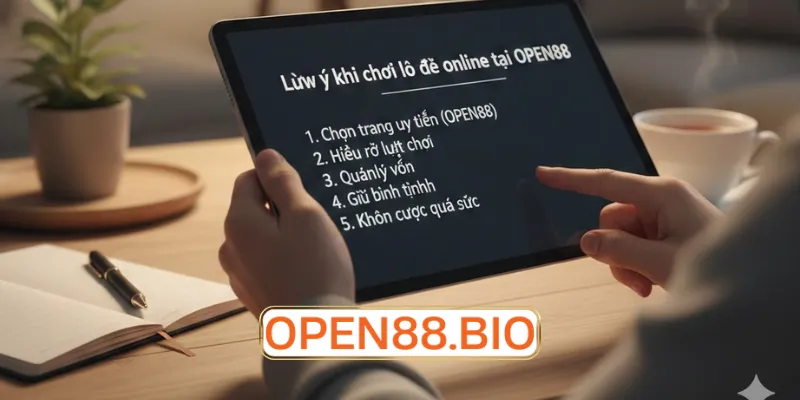 Bạch Thủ Lô Khung 3 Ngày – Chiến Thuật Chắc Cú Cho Lô Thủ Lưu ý khi chơi lô đề online tại OPEN88