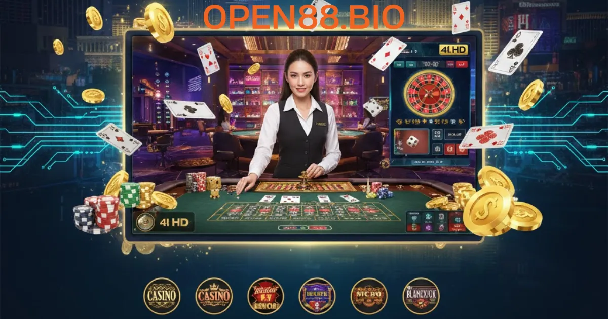 Open88 - Trang Open88 Cá Cược Uy Tín Từ Liên Minh Okvip Sảnh casino với người thật chia và và livesteam thời gian thực